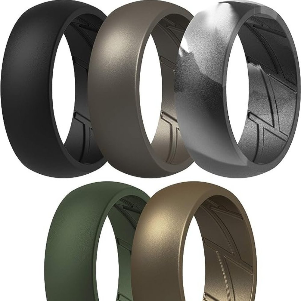 MENS Silicone Rings / Travel Rings Fitness